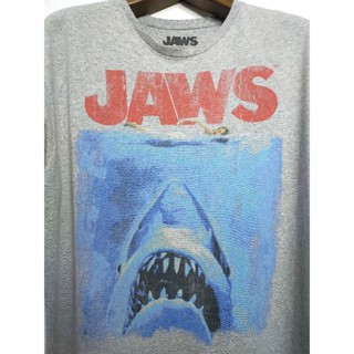 เสื้อยืด มือสอง ลายภาพยนตร์ JAWS อก 48 ยาว 29