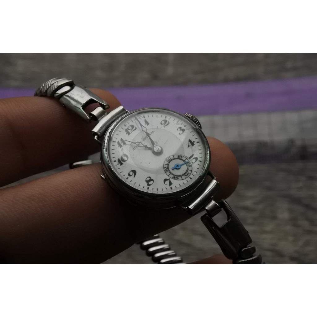 นาฬิกา Vintage มือสองญี่ปุ่น TOMMY SPECIAL SWISS MADE 1950s ระบบ ไขลาน ผู้หญิง ทรงกลม หน้าปัด 23mm