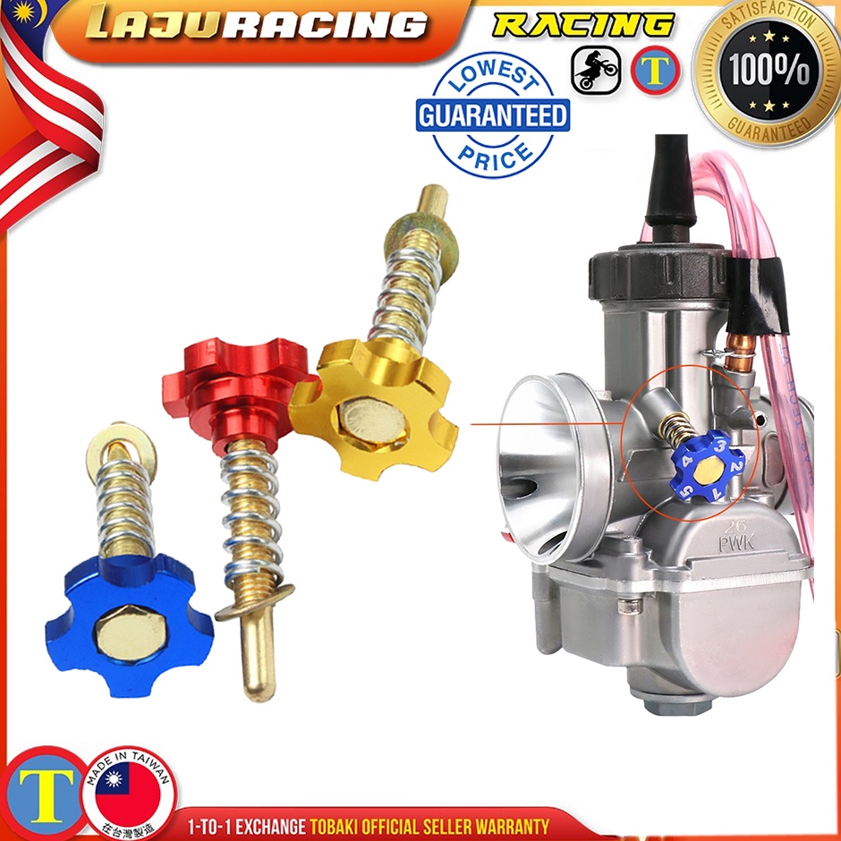 【ราคาถูกสุดๆ】คาร์บูเรเตอร์ ปรับความเร็วสกรูรถจักรยานยนต์ ชุดแต่ง สำหรับ PWK NSR PWL DASJ N-POR PE28 PE30 KR150 Carbs คาร์บูเร อุปกรณ์คาร์บู ลูกโช้ค คาร์บู น๊อตตั้งเบา สกรูเดินเบา พร้อมน็อต