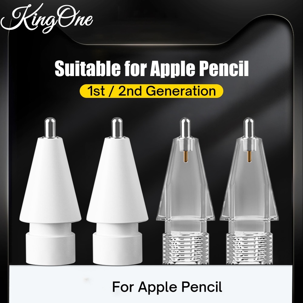 KingOne หัวปากกา stylus นำไปใช้กับ Pencil1&2 Stylus Pencil Tip ทดแทนได้ หัวปากกา ปลายปากกาสำรองสำหรับเขียนและวาดรูป