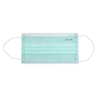 SURGICAL หน้ากากอนามัยการแพทย์ DEXZON สีเขียว 10 ชิ้นSURGICAL FACE MASK DEXZON GREEN 10PCS