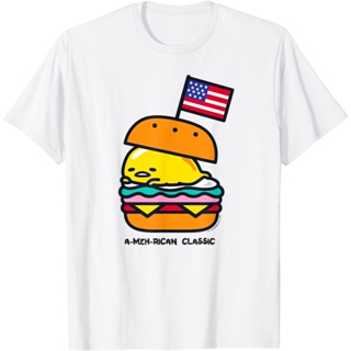 ไอเทมเด็ด!!เสื้อยืด พิมพ์ลาย Gudetama American Classic Burger แฟชั่นสําหรับครอบครัว_07