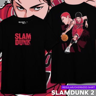 SLAM DUNK Regular or Oversize Shirt by AIZENSKYE | SLAM DUNK Black &amp; White Manila Unisex Anime Shirt_09