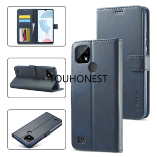 เคส Realme C15 เคส Realme C12 เคส Realme C25 เคส Realme Narzo 20 Case Realme 7i C17 Case Realme C21 C20 Case Realme C11 2021 Case Realme Narzo 30A Case Realme 9i Case Realme C31 Leather Case PU Flip Holder Wallet stand Cover Cases โทรศัพท์มือถือหนัง ฝาพับ