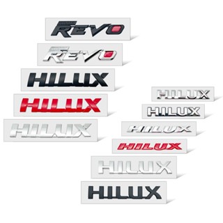 สติกเกอร์พลาสติก ABS ลายโลโก้ HILUX 3D อุปกรณ์เสริม สําหรับติดตกแต่งรถยนต์ Toyota HILUX