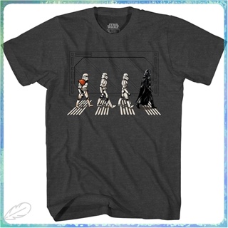 ขายดี Illicit เสื้อยืดกีฬา Star Wars Death Star Road Stormtrooper Crossing Mens T-Shirt Short sleeve T-shirts_04