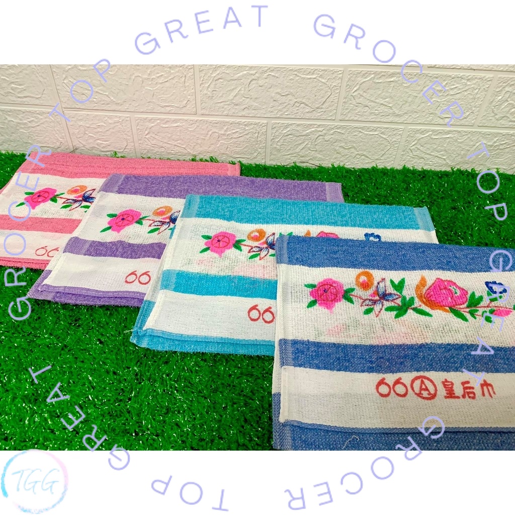 TOWEL COLOR GOOD MORNING 66A [สีน้ํา 66A] [สีอิฐ 66A] [สีชาร์โคล 66A]