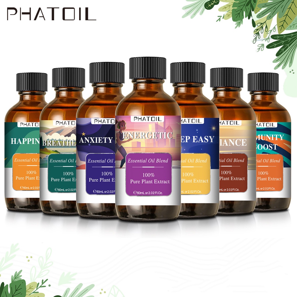 Phatoil น้ํามันหอมระเหยผสมผสาน บรรเทาความเครียด ความฝันหวาน 60 มล. compound essential oil