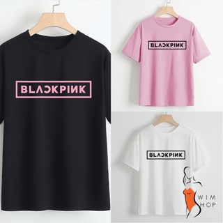 SS BLINK Black Pink T-shirts Casual Short Sleeve For Women wt0245เสื้อยืด