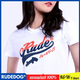 👕ไซส์ใหม่👕 Rudedog​® เสื้อยืดแขนสั้นชายและหญิง รุ่น​ | Rude Retro