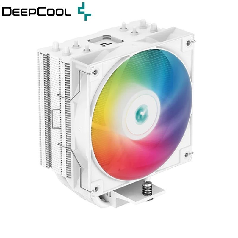 DEEPCOOL AG400 WH ARGB ฮีตเตอร์ซีพียูท่อความร้อน 4 ที่มีประสิทธิภาพ