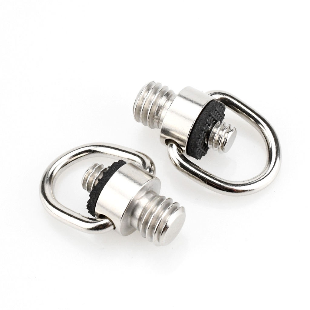 XT-XINTE สแตนเลส 1/4-20 ถึง 3/8-16 ขาตั้งกล้อง C สกรู D-Ring Quick Release แผ่นอะแดปเตอร์สําหรับกล้อ