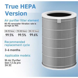 (Ready stock)[HEPA filter] OEM air purifier 1/2/2s/3/3H/3C/Pro for Xiaomi air purifier HEPA filter/purifier antibacterial filter/replacement filter-