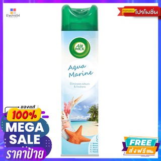 Air Wick(แอร์วิค) แอร์วิค สเปรย์ปรับอากาศ กลิ่นอะความารีน 300 มล. Air Wick Air Freshener Spray Aquamarine scent 300 ml.ผ