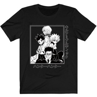 Hunter x Hunter  Anime T-Shirt Men  T Shirt Anime Killua Gon Clothes Anime Tops Tees_05