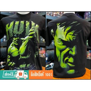 เสื้อMarvel ลิขสิทธิ์แท้ลาย The Hulk สีดำ (MX-002)_04