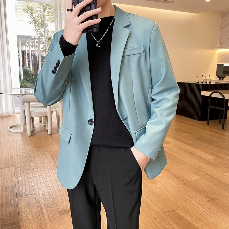 เสื้อเบลเซอร์ ตัวบน หรูหรา สไตล์หรูหรา สําหรับผู้ชาย 1/24