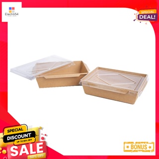 เอโร่Boxwith มล.กล่องอาหารพร้อมฝา600x 25ชุดaroFood Boxwith 600 Lidmlx25