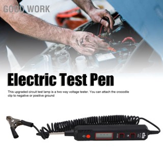 Good Work MAYILON HT86A ไฟทดสอบยานยนต์ 2-100V DC Digital LED Circuit Tester Heavy Duty Auto ปากกาทดสอบแรงดันไฟฟ้าแบบสองทิศทาง