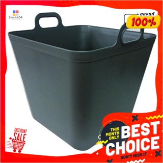 STORAGE กล่องหูหิ้ว STACKO รุ่นมินนี่ เอียร่า 30x30x30.5 ซม. สีเทาSTORAGE BOX WITH HANDLES STACKO EARA MINI 30X30X30.5C