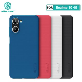 เคสโทรศัพท์มือถือ PC แข็ง กันรอยนิ้วมือ ลาย NILLKIN สําหรับ Realme 10 4G Realme 10 Pro 5G