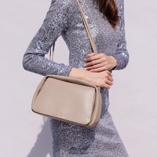 𝐌𝐈𝐍𝐈𝐌𝐀𝐋𝐈𝐒𝐓 กระเป๋าหนังวัวแท้ รุ่น Sloane (Beige) สไตล์คุณหนู สะพายไหล่ชิคๆ หรือถือออกงานก็ดูแพง