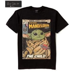 Mandalorian T-Shirt | T-shirt VINTAGE STAR WARS COMIC MANDALORIAN | Starwars Black Clothes t-shirt / mandalorian sh_04