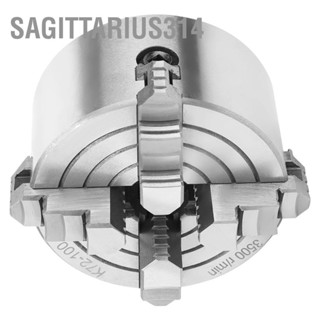 Sagittarius314 4 นิ้ว SANOU K72-100 4-Jaw อิสระเครื่องกลึงโลหะย้อนกลับ Chuck Turning Machine อุปกรณ์เสริม