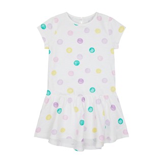 Mothercare spot jersey dress YB713 ชุดเดรสเด็กผู้หญิง