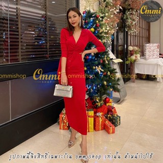 NR 9911. Pairry Dress ผ้ายืด เซ็กซี่สุด ๆ ออกงาน ดินเนอร์ เออ เก๋กู๊ดดดด ommishop