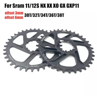 Racework จานหน้าจักรยานเสือภูเขา 30T 32T 34T 36T 38T สําหรับ SRAM GXP XX1 X9 XO X01 gx Eagle NX