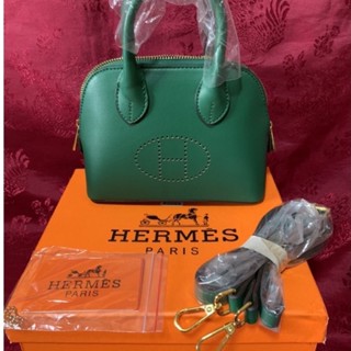 กระเป๋าสะพายข้างทรงหูหิ้วHERMES8x6นิ้ว