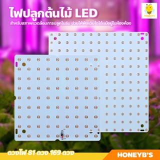 ไฟปลูกต้นไม้ LED ไฟช่วยต้นไม้โตเร็ว ไฟเลี้ยงต้นไม้  Full Spectrum LED Grow Light