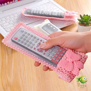 YOYO ซองใส่รีโมตคอนโทรล ประดับโบว์ มุ้งมิ้ง น่ารัก Remote control cover