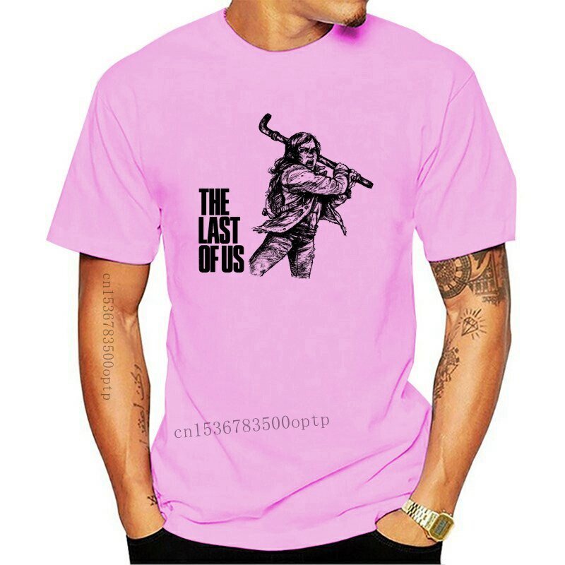 เสื้อยืด พิมพ์ลาย The Last Of Us Ellie สีขาว สําหรับผู้ชาย  BPYR