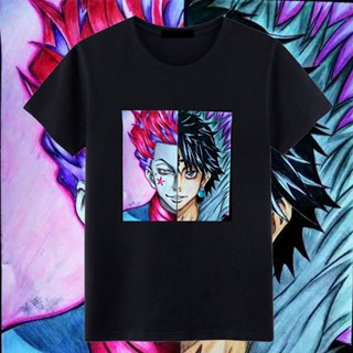 Japanese Anime Hunter X Hunter Killua Zoldyck  GON  Hisoka Graphic Tshirt Summer Casual Mens Short Sleeve  Tops Te_02