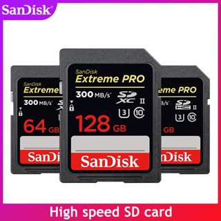 Sandisk Extreme Pro Ultra การ์ดหน่วยความจํา 128 GB U3 U1 SD Card 32G 64G 256G 512G 16GB SDXC SDHC SD Card สําหรับกล้อง