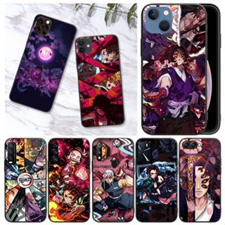 เคสโทรศัพท์มือถือนิ่ม พิมพ์ลาย Demon Slayer สีดํา สําหรับ Realme 5 5i 5s 5 Pro 3 6 6i 6 Pro