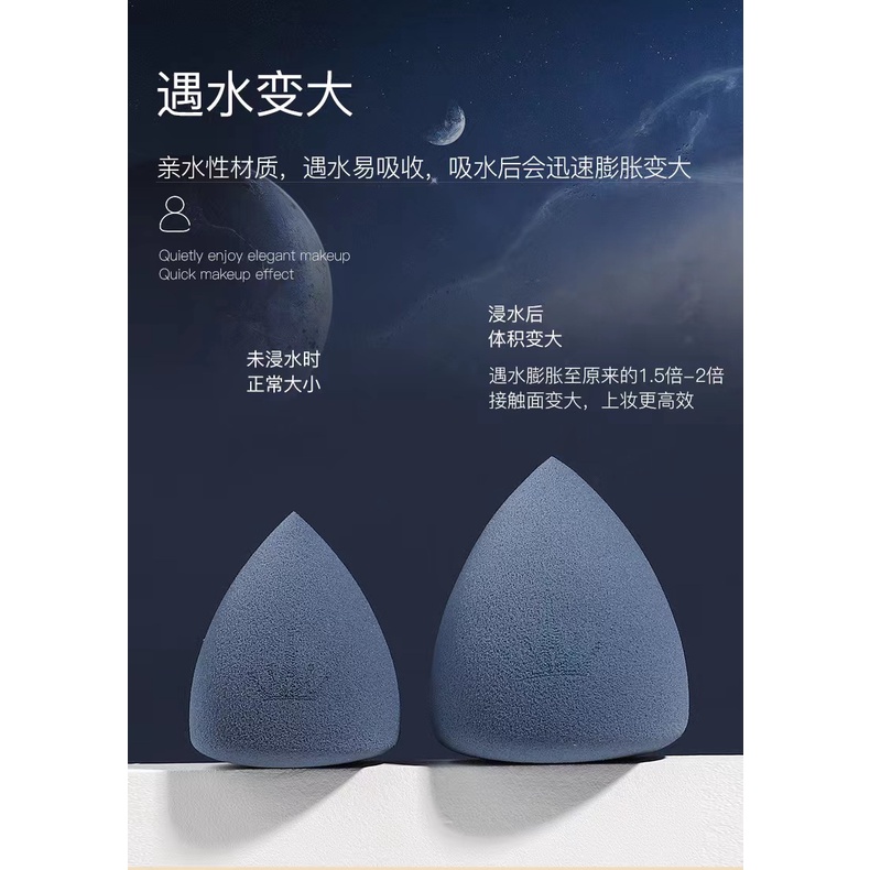 Planet Beauty Egg Set Box No Powder Gourd Puff Sponge Makeup Egg Makeup Tool