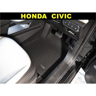 พรมปูพื้นรถยนต์ HONDA CIVIC พรมกระดุมเม็ดเล็กpvc เข้ารูป ตรงรุ่นรถ ทุกรุ่น