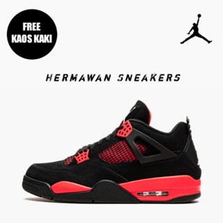 9vw7 Air Jordan 4 Retro Thunder สีแดง