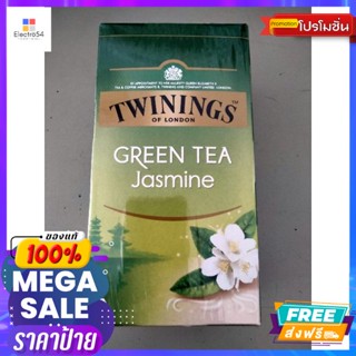 เครื่องดื่ม Twinings GreenTea Jasmine ชา เขียวผสม กลิ่นมะลิ ทไวนิงส์ 45 กรัม Twinings GreenTea Jasmine, green