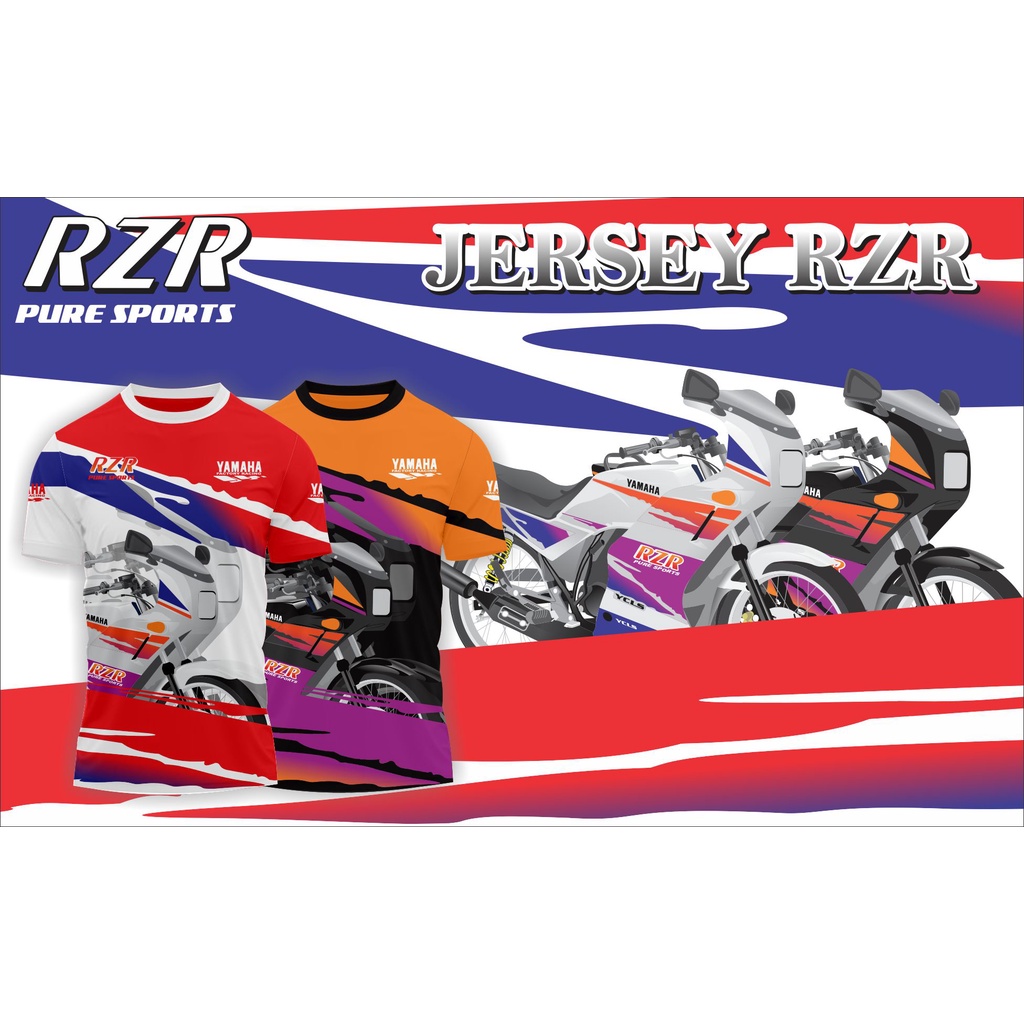 CUSTOM FULLPRINT JERSEY YAMAHA RZR 135 ปี 1997