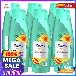 rejoice(รีจอยส์) รีจอยส์ แชมพู สูตรเดลี่ มอยส์เจอร์ สมูธ 70 มล. แพ็ค 6 Rejoice Daily Moisture Smooth Shampoo 70 ml. Pack