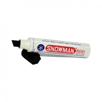 RK ปากกามาร์กเกอร์ถาวร Jumbo 500 Snowman สีดํา - SHABG