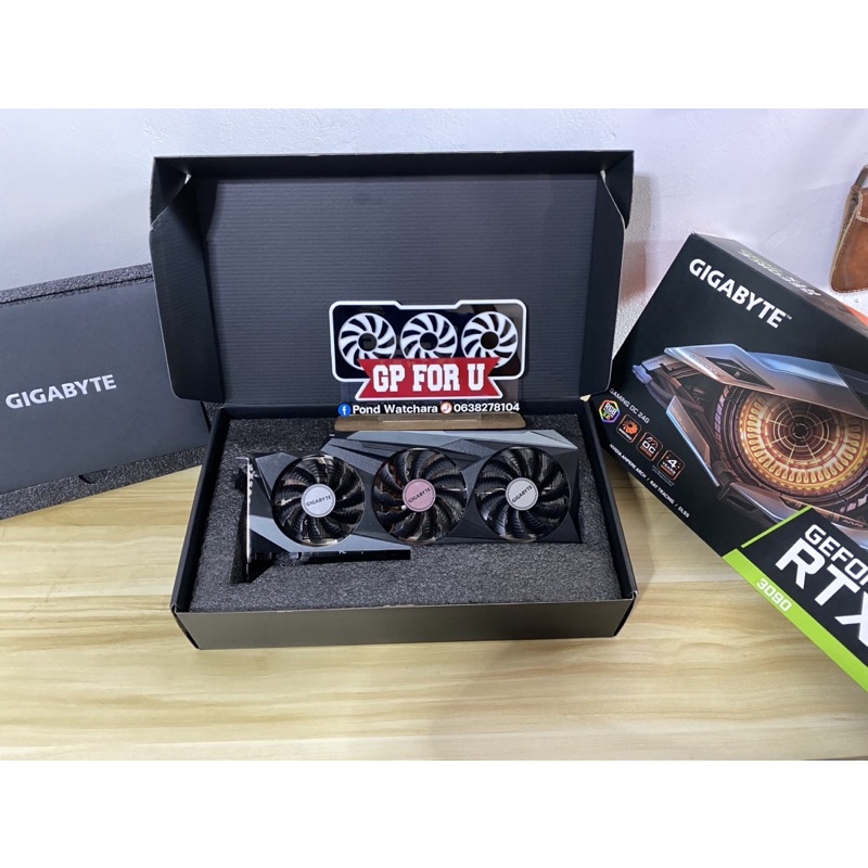 VGA GIGABYTE RTX3090 GAMING OC 24GB (การ์ดจอมือสอง)