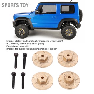 Sports Toy RC ทองเหลือง Hexagonal Counterweight Adapter น้ำหนักล้อ Hex สำหรับ Kyosho Mini Z Wrangler 1/18 1/24 รถ