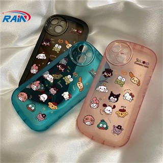 VIVO Y21 Y21T Y21S Y33S Y33T Y12 Y12i Y15 Y17 Y19 Y91C Y1S Y30 Y30i Y50 Y20 Y20i Y20S Y15S Y15A Sanrio and Cute Cartoon Animals Soft Silicone Phone Case Cover RAIN