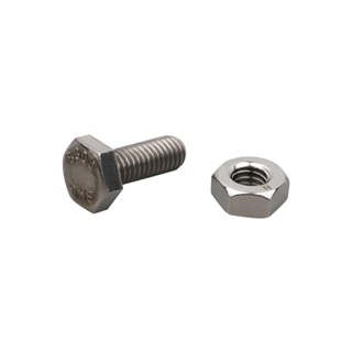 HEX สกรูหัวหกเหลี่ยม DEXZON 3/8 นิ้วX1 นิ้ว 5 ชิ้น/แพ็กHEX BOLTS DEXZON 3/8INX1IN 5EA/PACK