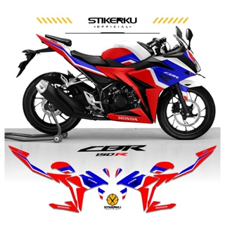 สติกเกอร์ลอกลาย CBR150R FACELIFT K45G SEMIFULL CBR 150R MOTIF 5 THREE COLOR SEMI FULL CBR 150R K45G พร้อมส่ง DECALS สติกเกอร์ สติกเกอร์ CBR 150R ลิสต์ ตํารวจ สติกเกอร์ลอกลาย